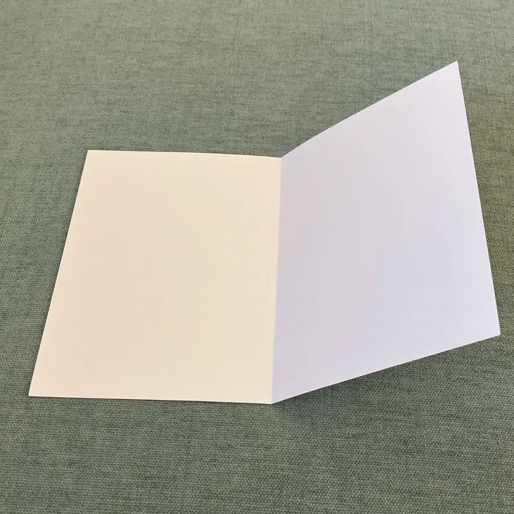 Colonial Williamsburg Blank Card, Letter M